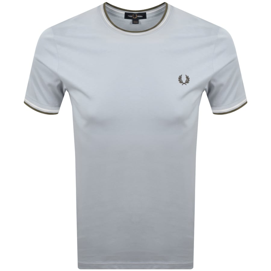 Fred Perry Twin Tipped T Shirt Blue | Mainline Menswear ca
